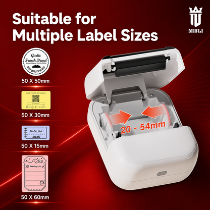 NIBLI label makers printing designs on tattoo paper