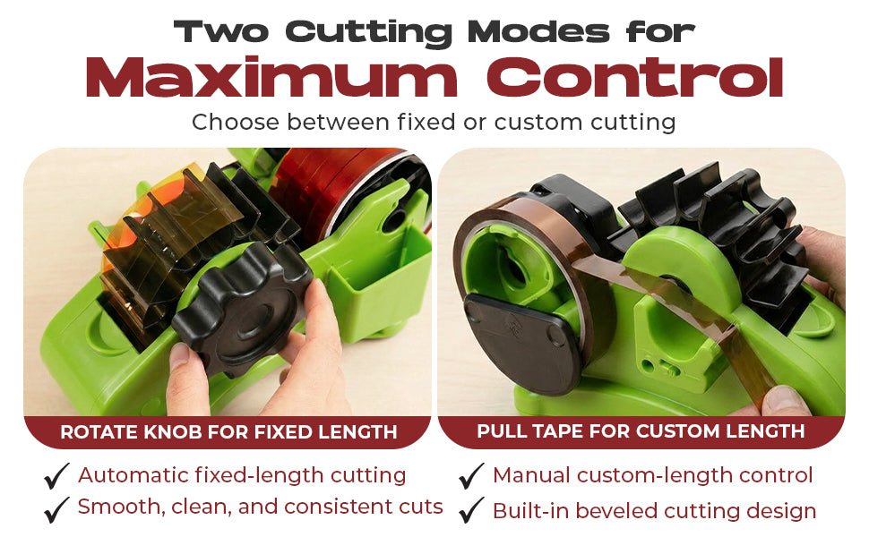 Multi Roll Tape Dispenser – 3 Roll Desktop Holder for Office, Crafts, Washi & Masking Tape - NIBLI Essentials